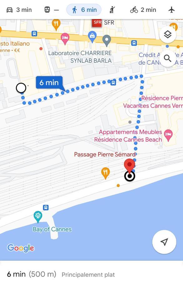 Appartement A 2 Pas De La Mer Κάννες Εξωτερικό φωτογραφία